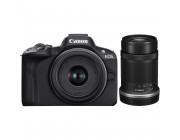 Mirrorless Camera CANON EOS R50 + RF-S 18-45 f/4.5-6.3 IS STM + RF-S 55-210 f/5.0-7.1 IS STM Black  (5811C034)